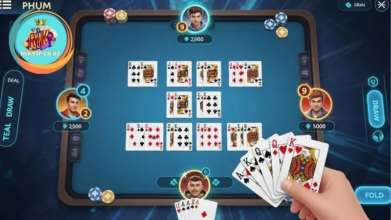 Chiến thuật chơi Phỏm Rikvip hiệu quả